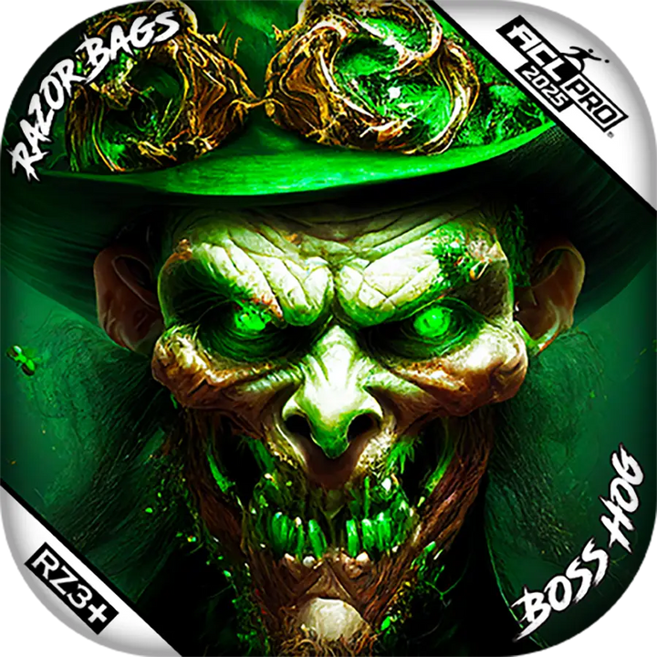 Boss Hog PRO | Leprechaun Smile | Razor ACL Cornhole Bags