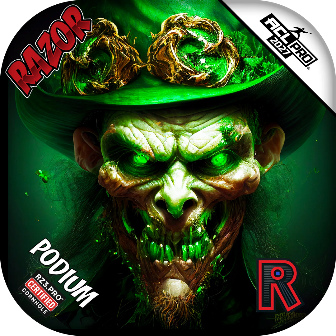 Podium PRO Leprechaun Smile Cornhole Bags