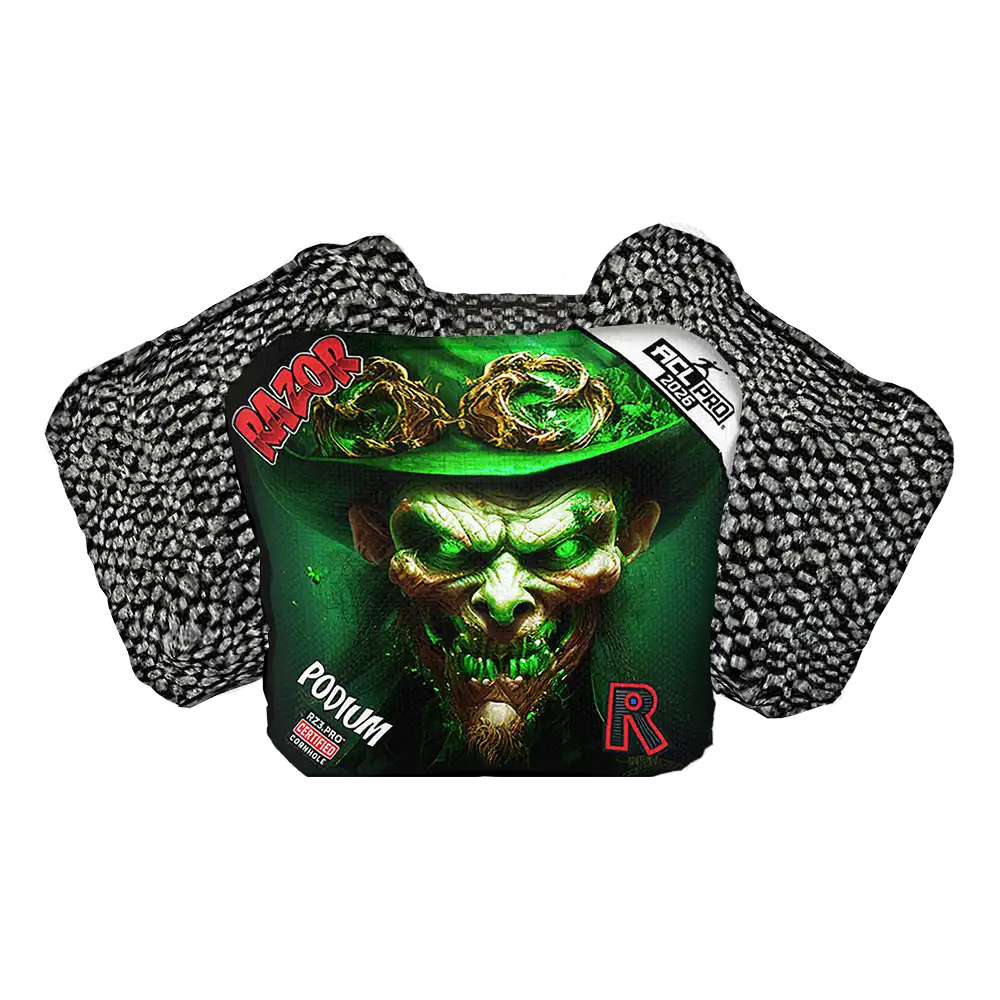 Podium | Leprechaun Smile | ACL PRO Razor Cornhole Bags