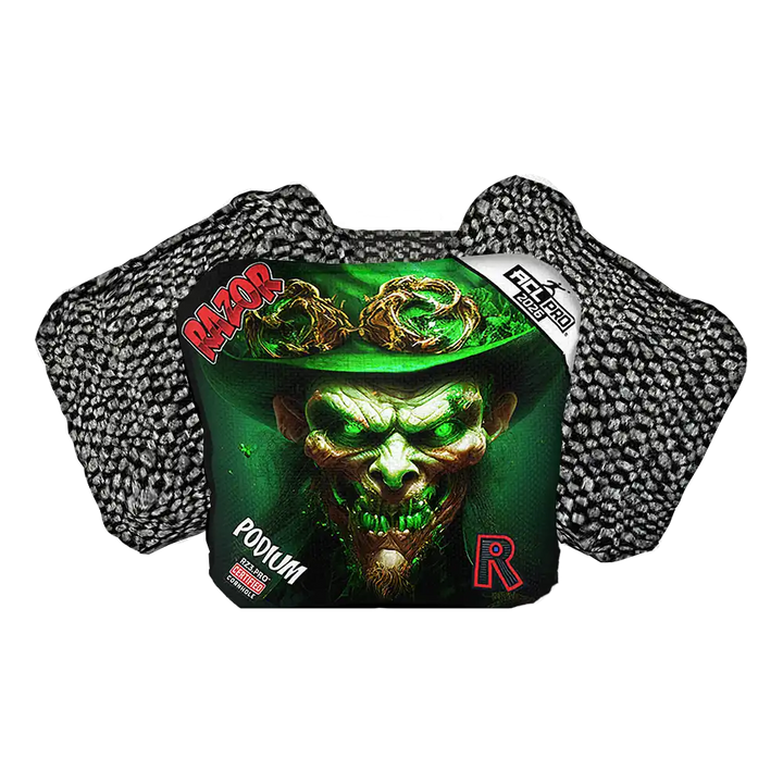 Podium | Leprechaun Smile | ACL PRO Razor Cornhole Bags