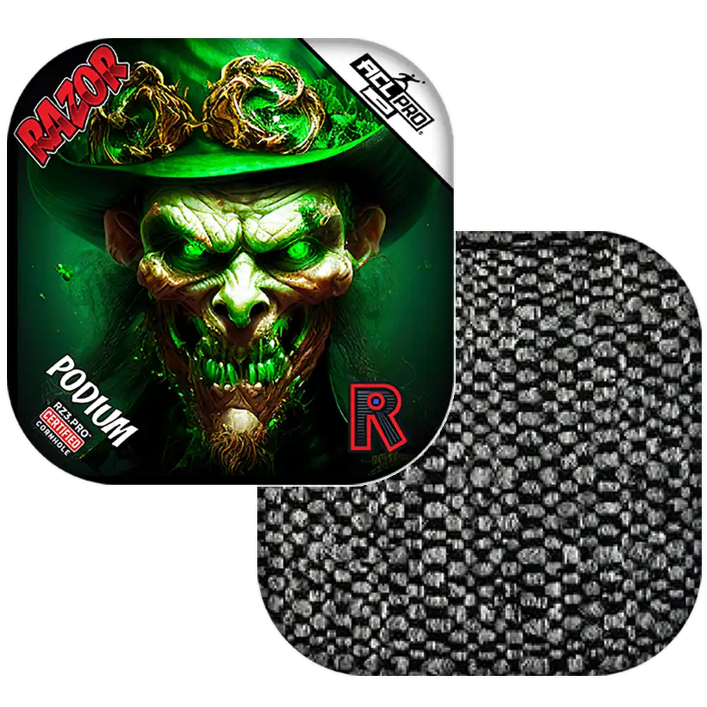 Podium | Leprechaun Smile | ACL PRO Razor Cornhole Bags