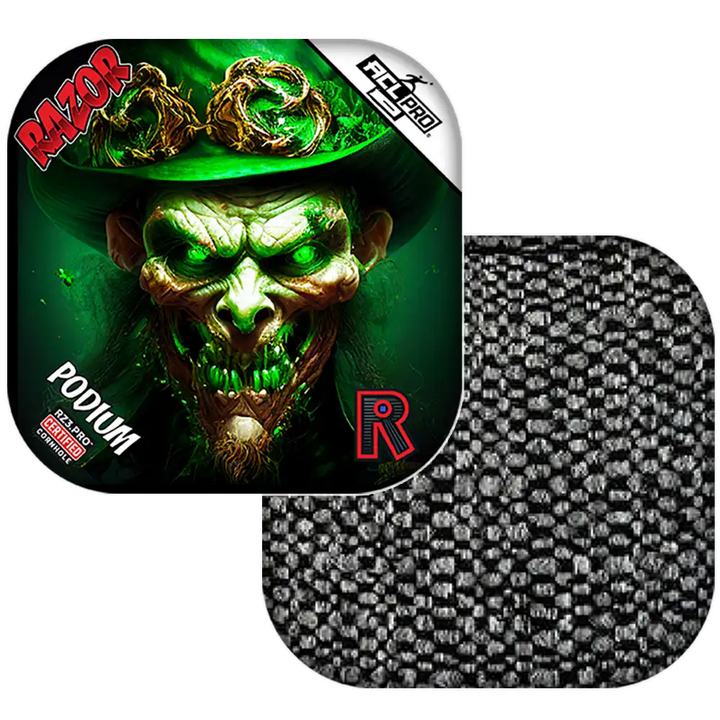 Podium | Leprechaun Smile | ACL PRO Razor Cornhole Bags
