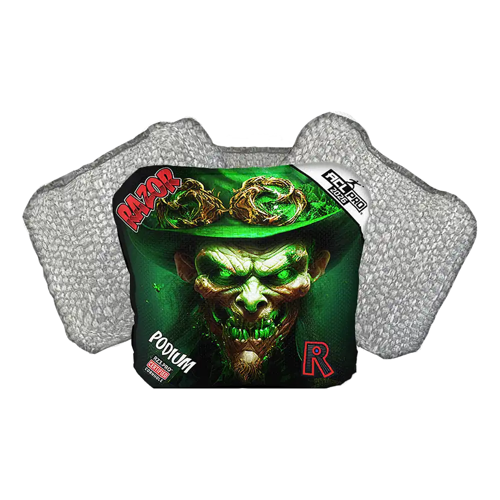 Podium | Leprechaun Smile | ACL PRO Razor Cornhole Bags