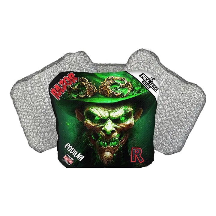 Podium | Leprechaun Smile | ACL PRO Razor Cornhole Bags