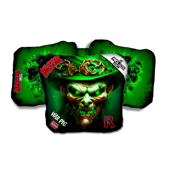 War Pig PRO Leprechaun Smile Cornhole Bags