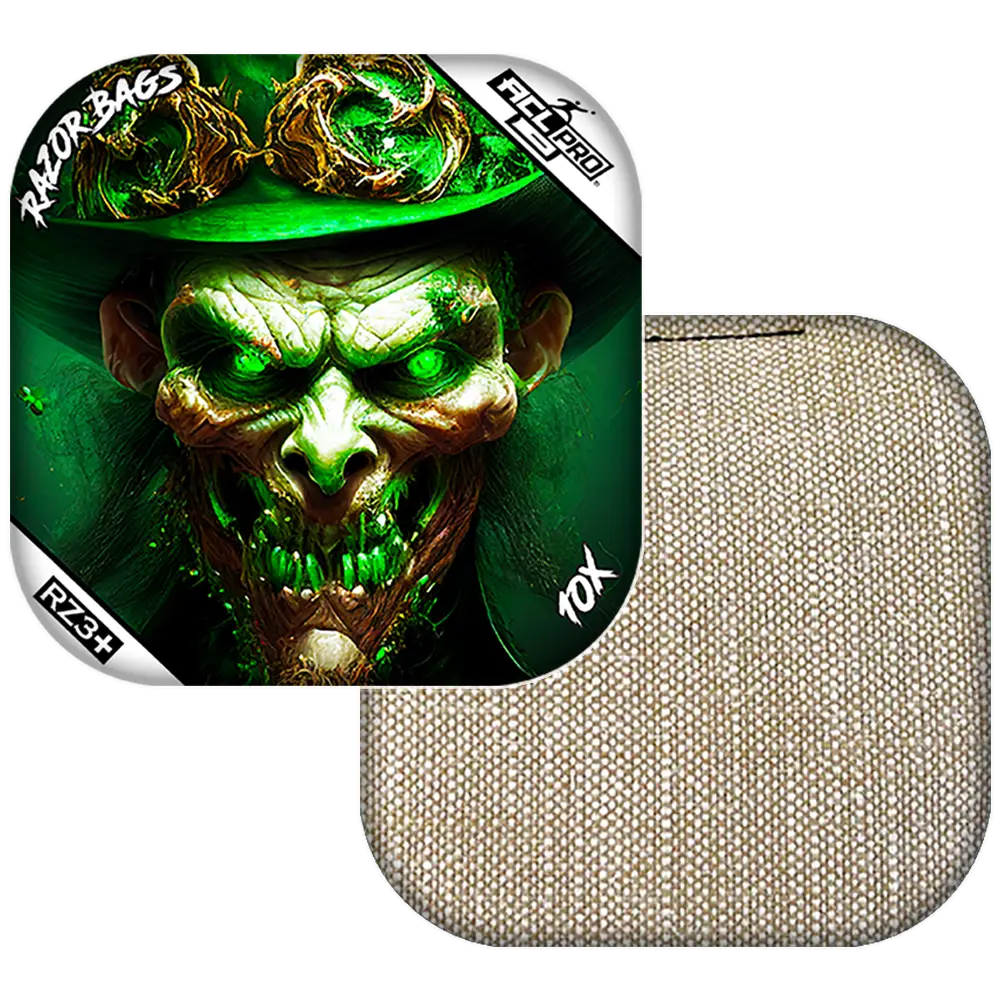 10X | Leprechaun Smile | ACL PRO Razor Cornhole Bags