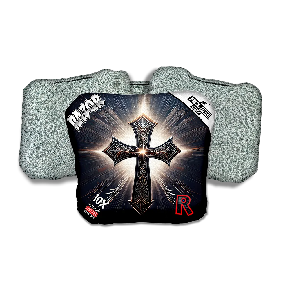 10 X PRO Light Cross Light Back Cornhole Bags