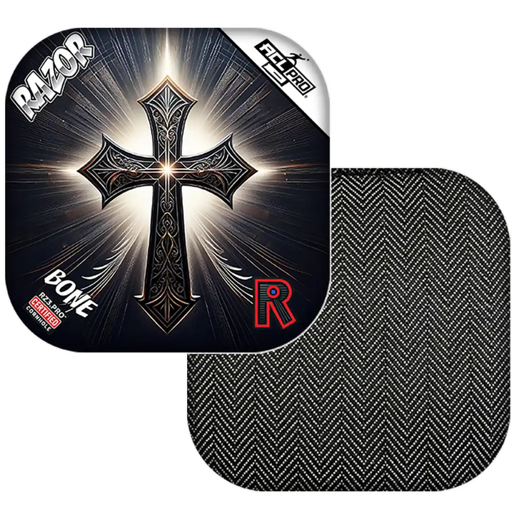 Bone | Light Cross | ACL PRO Razor Cornhole Bags