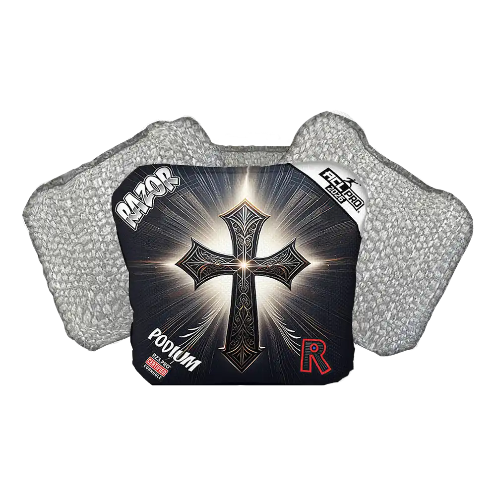 ACL Pro Cornhole Bags 8/6 | Razor Podium Series Light Cross ACL Pro Cornhole Bags 8/6 | Razor Podium Series Light Cross