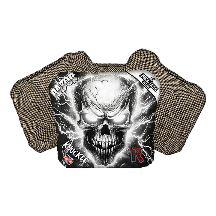 Knuckle | Skull Lighting Strike | ACL PRO Razor Cornhole Bags