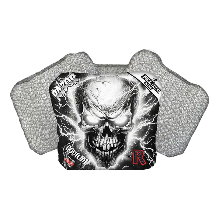 Podium | Skull Lighting Strike | ACL PRO Razor Cornhole Bags
