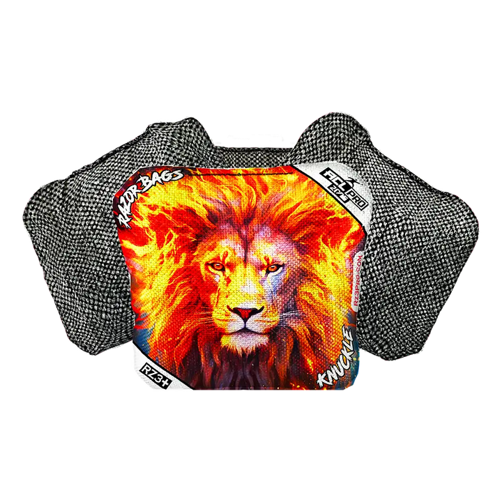 Knuckle | Lion Flame | ACL PRO Razor Cornhole Bags