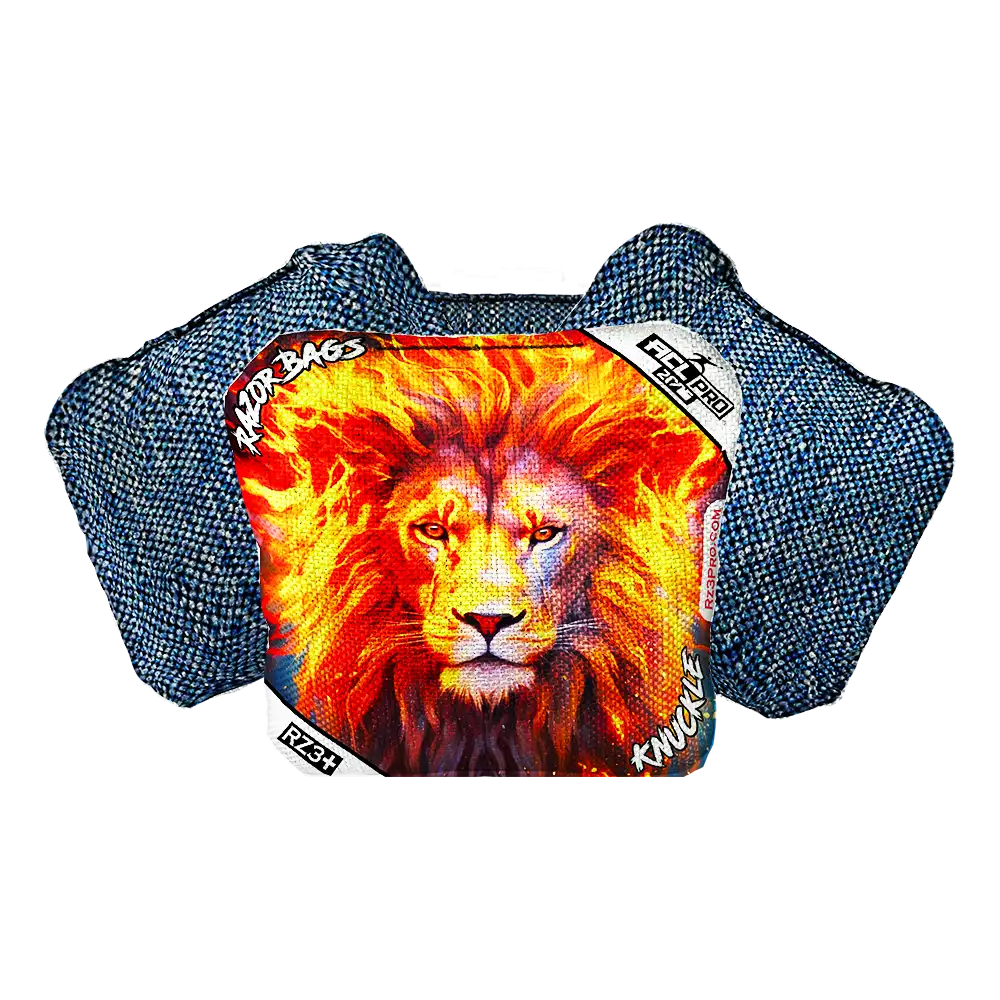 Knuckle | Lion Flame | ACL PRO Razor Cornhole Bags