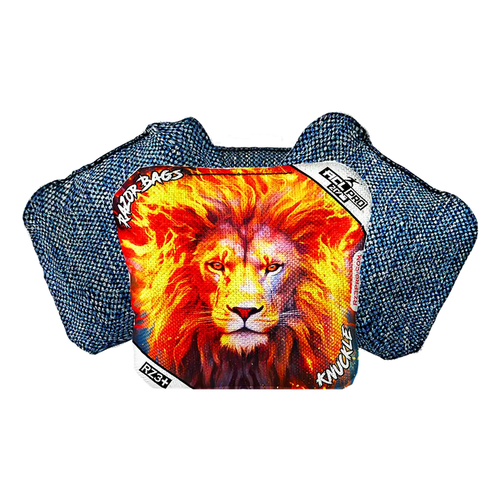 Knuckle | Lion Flame | ACL PRO Razor Cornhole Bags