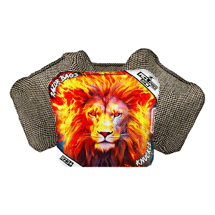 Knuckle | Lion Flame | ACL PRO Razor Cornhole Bags