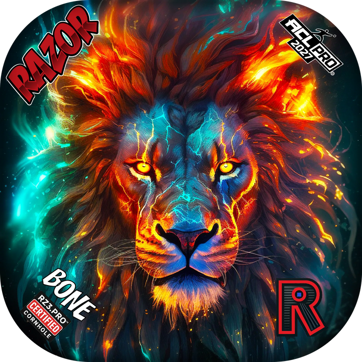Bone PRO Lion Cosmos Cornhole Bags