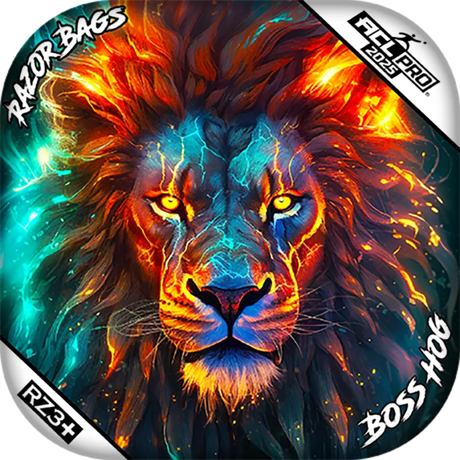 Boss Hog | Lion Cosmos | ACL PRO Cornhole Bags by Razor Bags (Razor Cornhole)