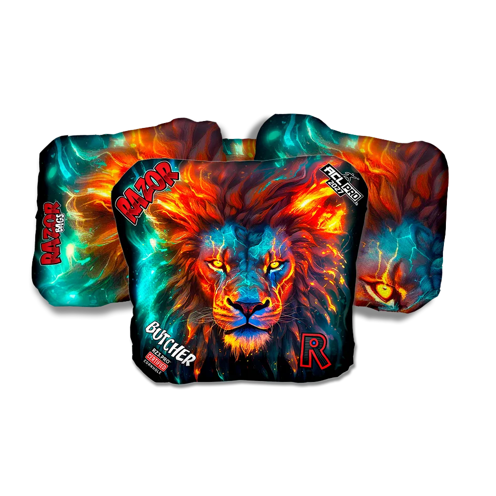 Butcher PRO Lion Cosmos Cornhole Bags