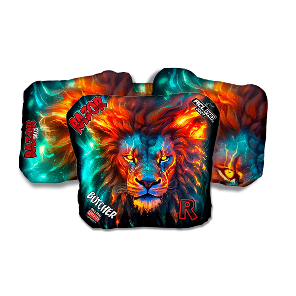 Butcher PRO Lion Cosmos Cornhole Bags