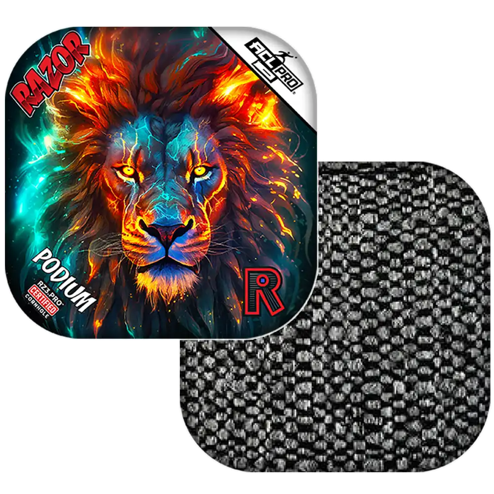 Podium | Lion Cosmos | ACL PRO Razor Cornhole Bags