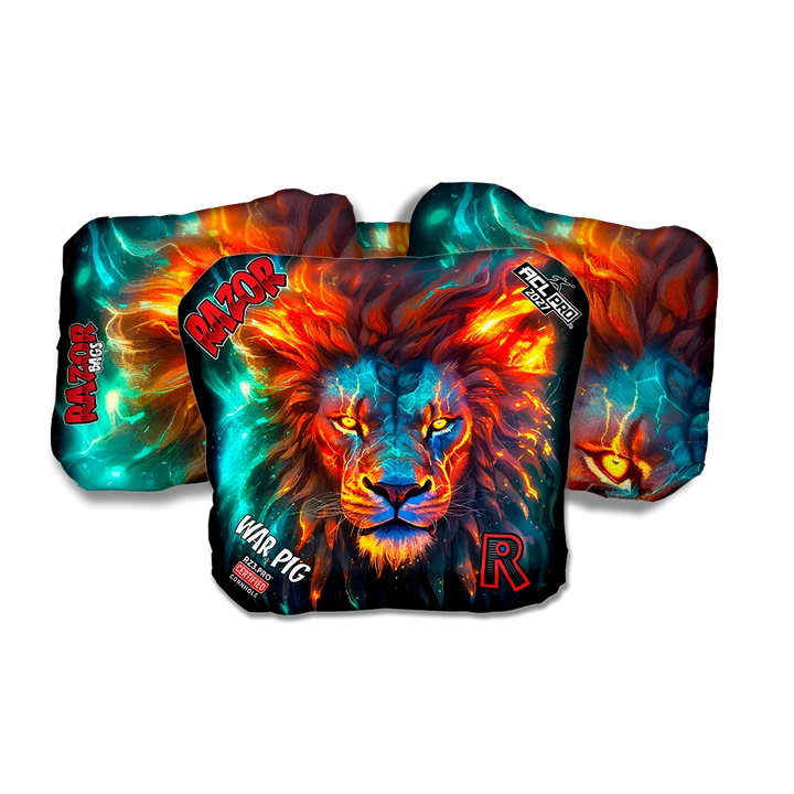 War Pig PRO Lion Cosmos Cornhole Bags