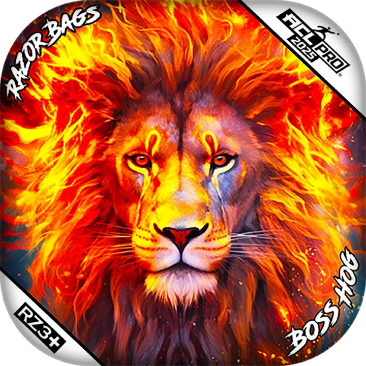 Boss Hog | Lion Flame | ACL PRO Cornhole Bags by Razor Bags (Razor Cornhole)