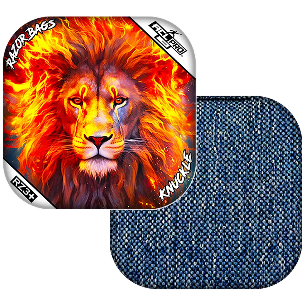 Knuckle | Lion Flame | ACL PRO Razor Cornhole Bags