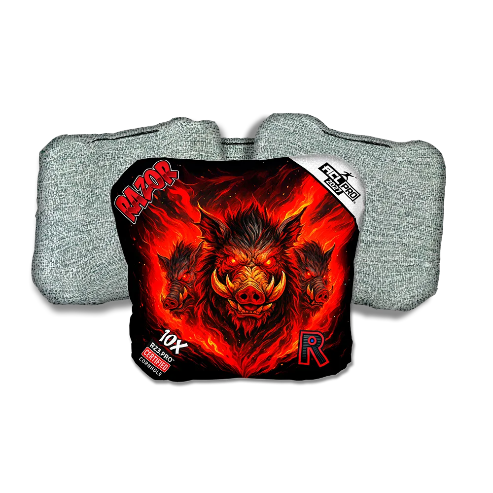 10 X PRO Little Pigs Light Back Cornhole Bags