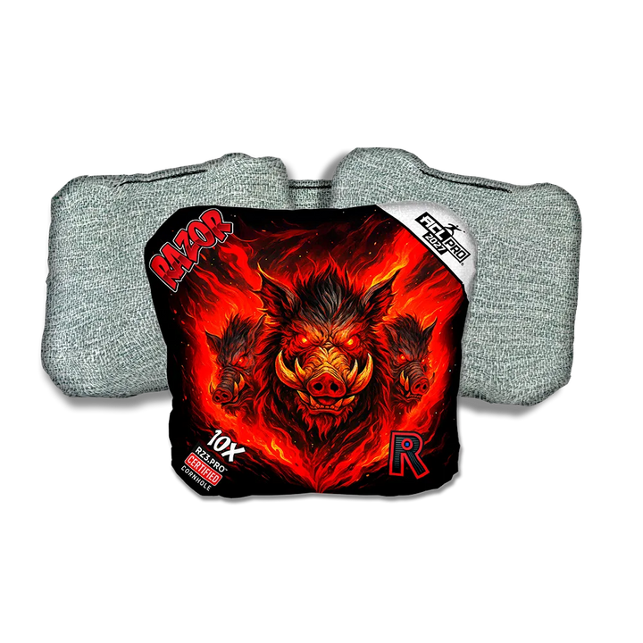 10 X PRO Little Pigs Light Back Cornhole Bags