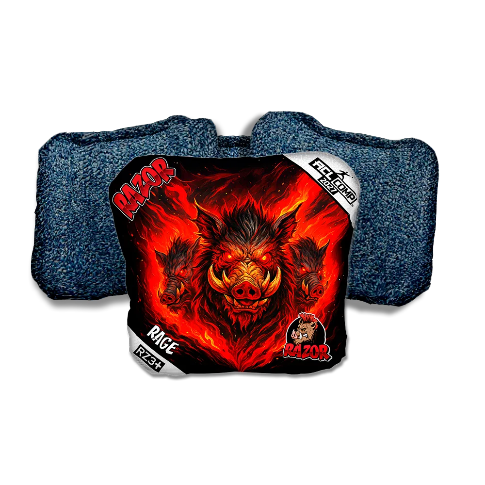Rage COMP Little Pigs Blue Back Cornhole Bags