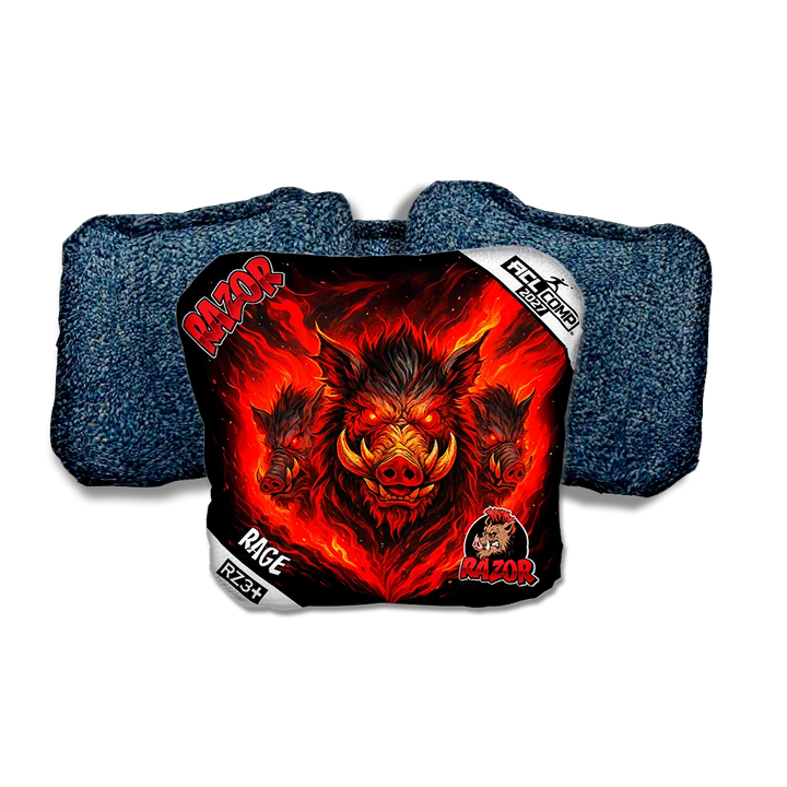 Rage COMP Little Pigs Blue Back Cornhole Bags