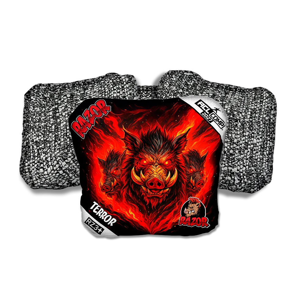 Terror COMP Little Pigs Salt Pepper Back Cornhole Bags