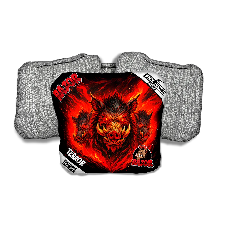 Terror COMP Little Pigs Silver Back Cornhole Bags