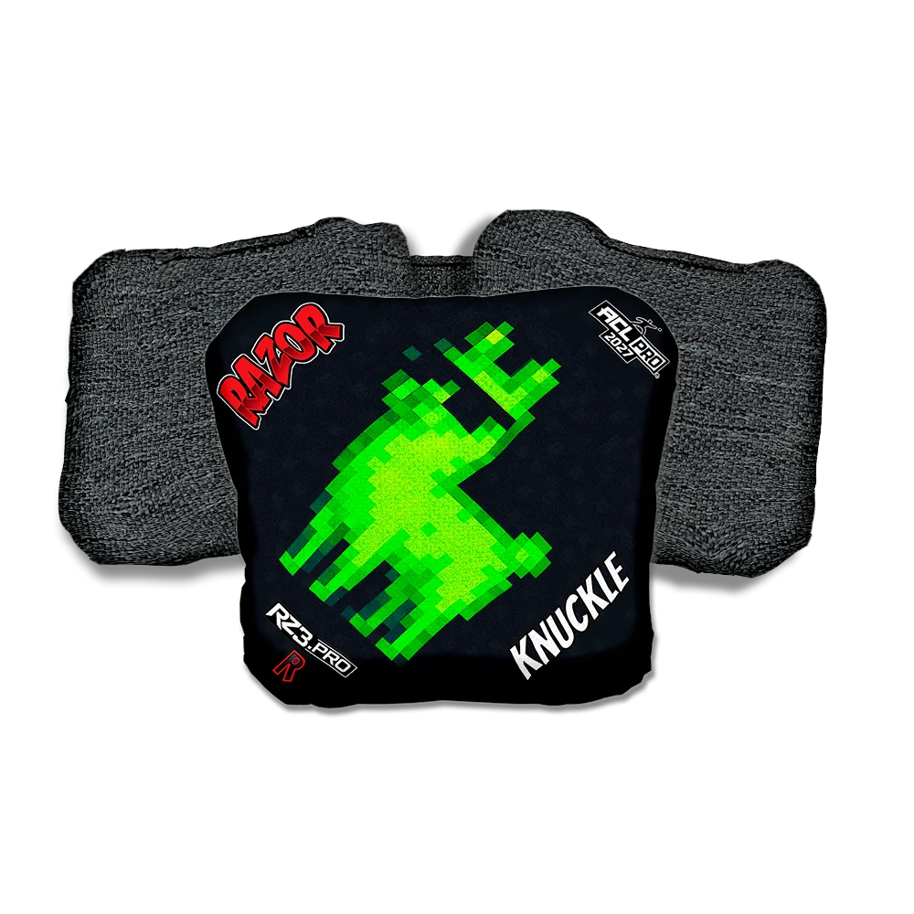 Knuckle PRO Llamma Black Back Cornhole Bags