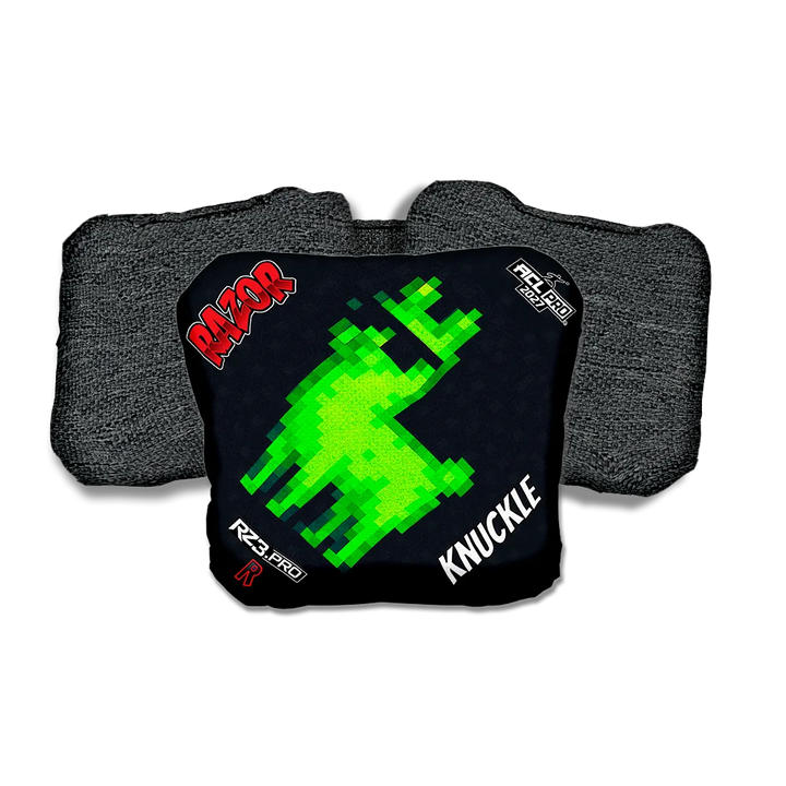 Knuckle PRO Llamma Black Back Cornhole Bags