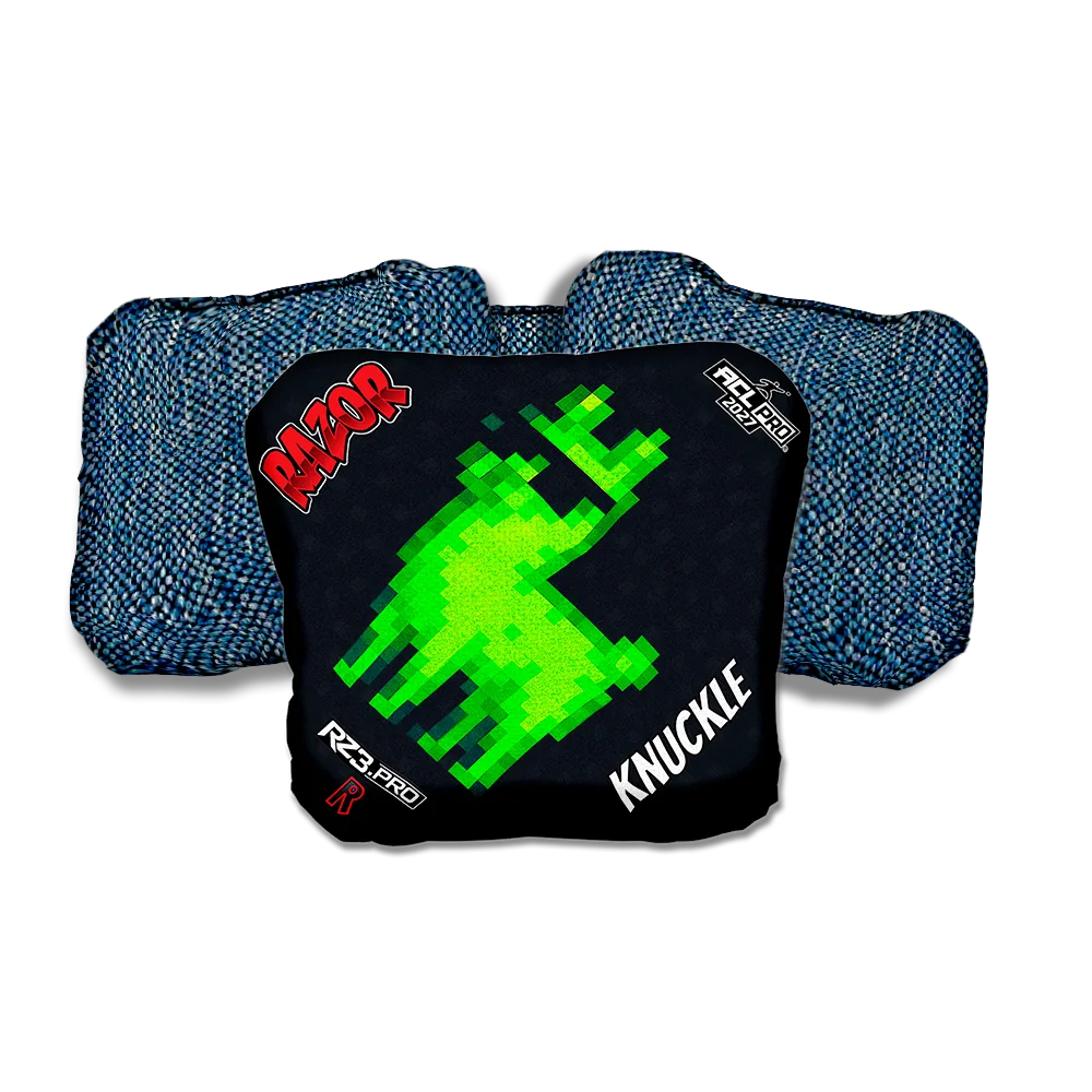 Knuckle PRO Llamma Blue Back Cornhole Bags