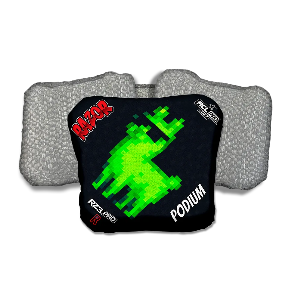 Podium PRO Llamma Silver Back Cornhole Bags