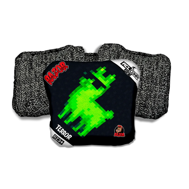 Terror COMP Llamma Black Back Cornhole Bags