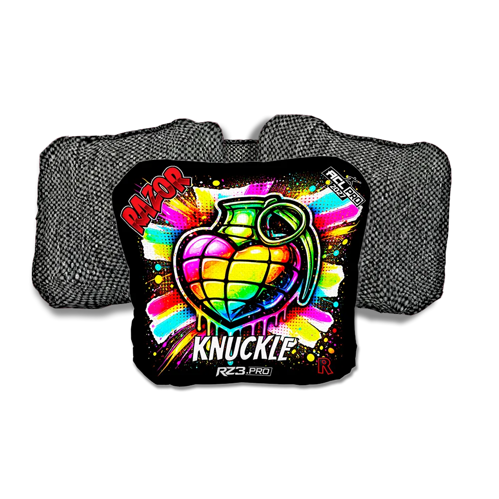 Knuckle PRO Love SP Gray Back Cornhole Bags