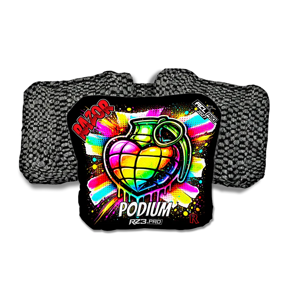 Podium PRO Love SP Black Back Cornhole Bags
