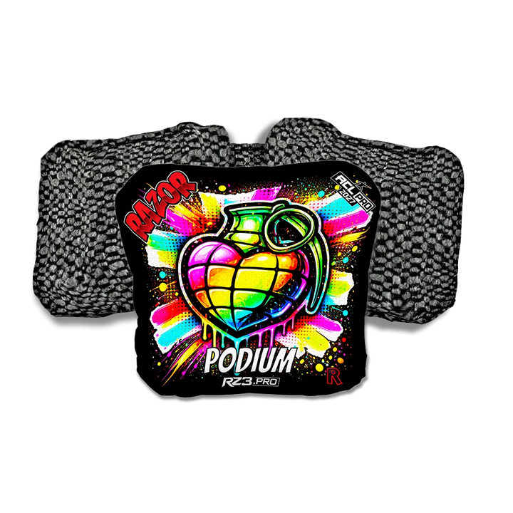 Podium PRO Love SP Black Back Cornhole Bags