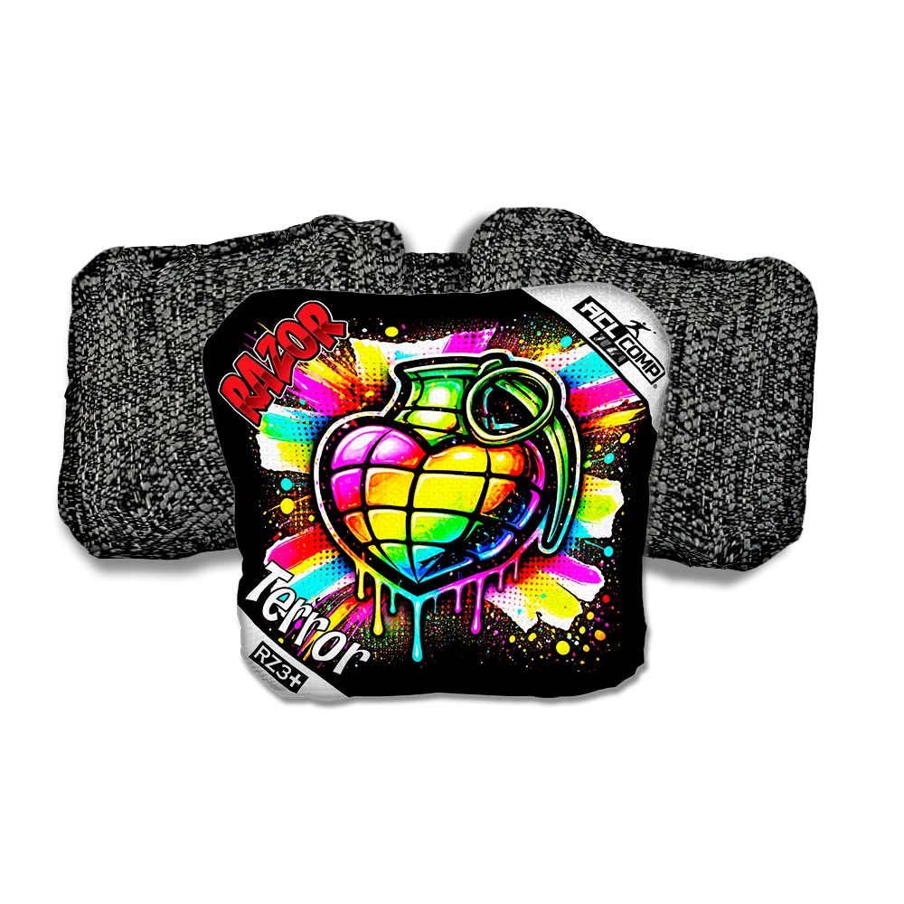 Terror COMP Love SP Black Back Cornhole Bags