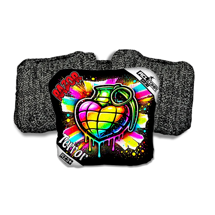 Terror COMP Love SP Black Back Cornhole Bags