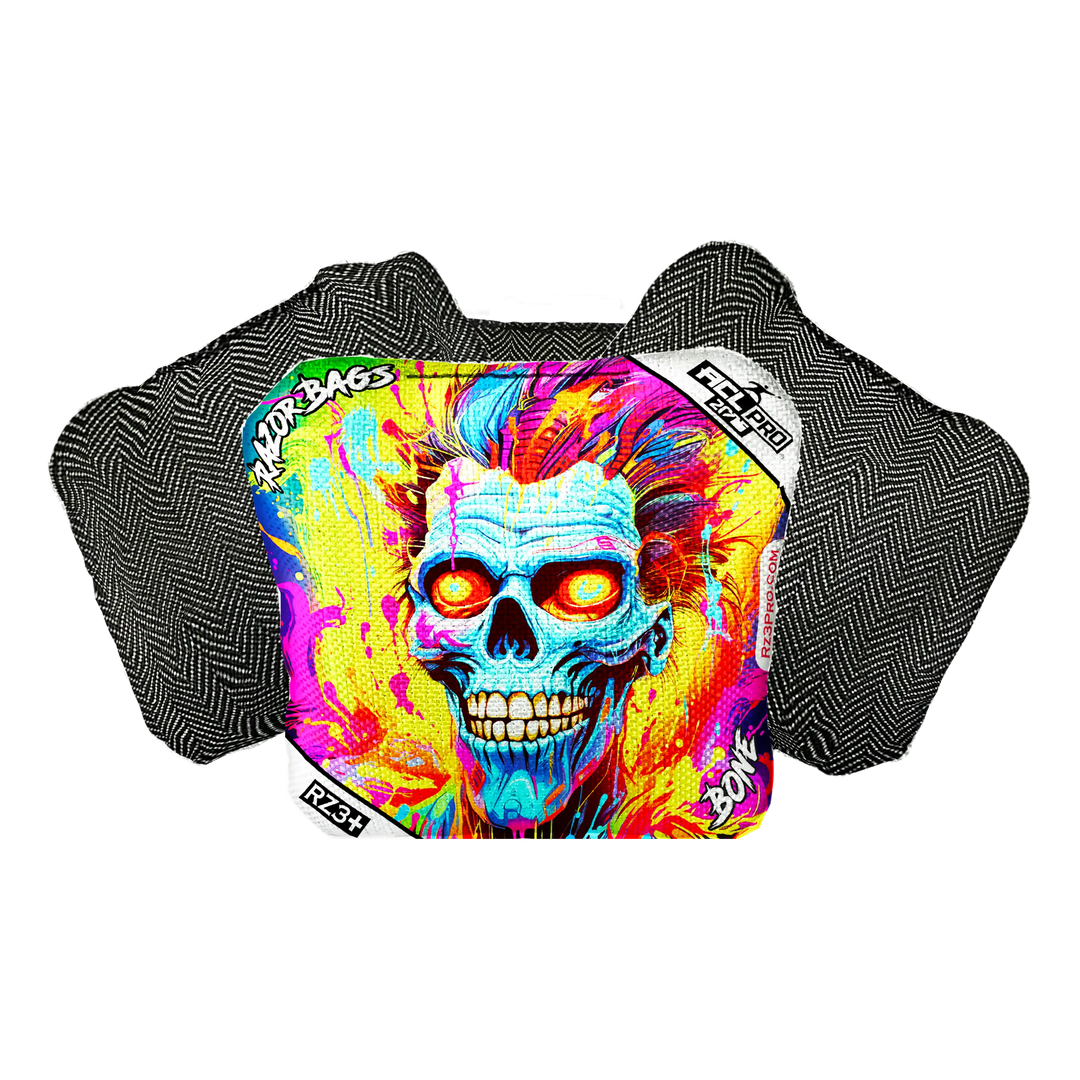 Bone | Maniac | ACL PRO Razor Cornhole Bags