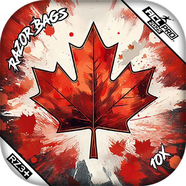 10X | Maple Leaf | ACL Cornhole Bags by Razor Bags (Razor Cornhole)