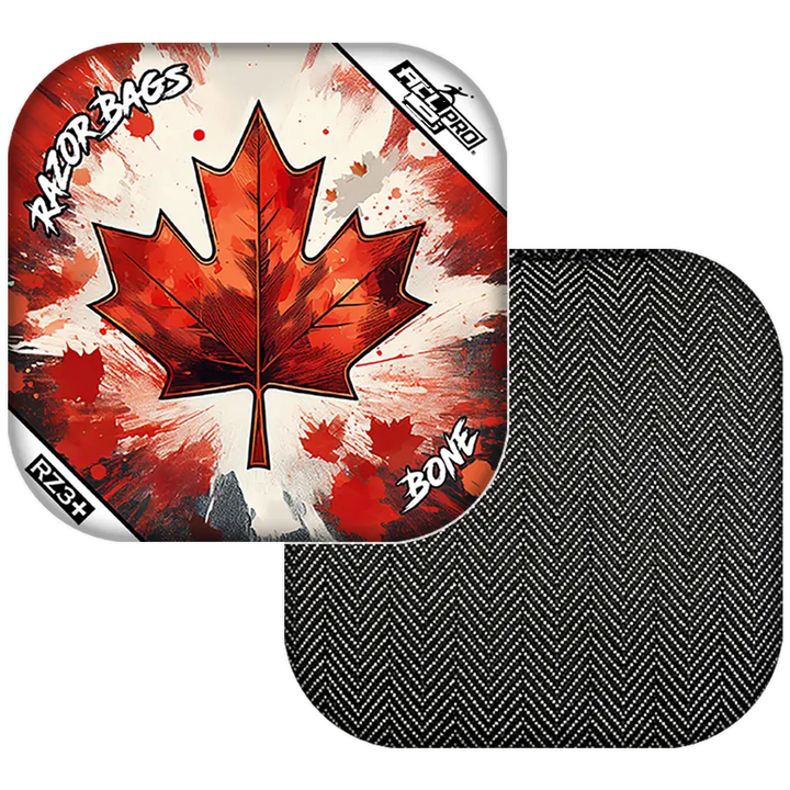 Bone | Maple Leaf | ACL PRO Razor Cornhole Bags