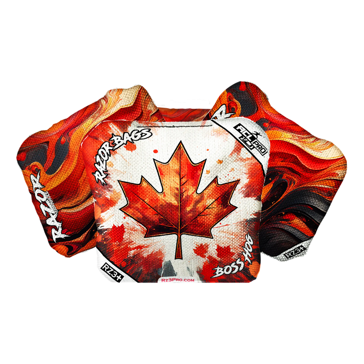 Boss Hog | Maple Leaf | ACL PRO Razor Cornhole Bags