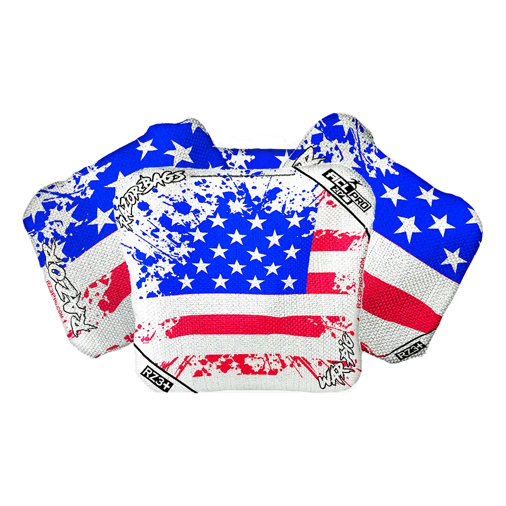 War Pig | Merica Flag | ACL PRO Razor Cornhole Bags