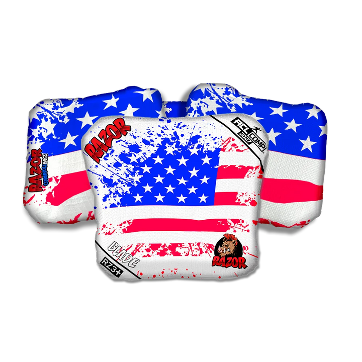 Blade COMP Merica Flag Cornhole Bags