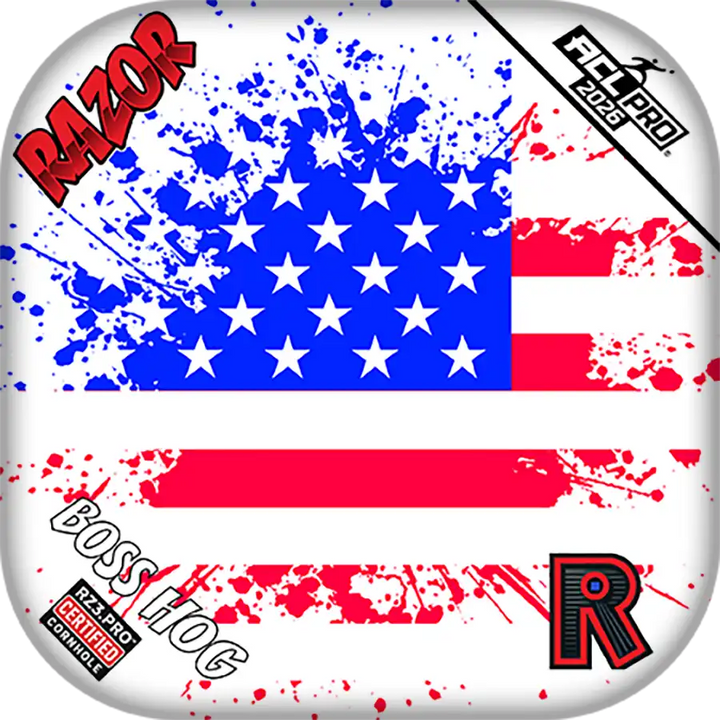 Boss Hog | Merica Flag | ACL PRO Razor Cornhole Bags